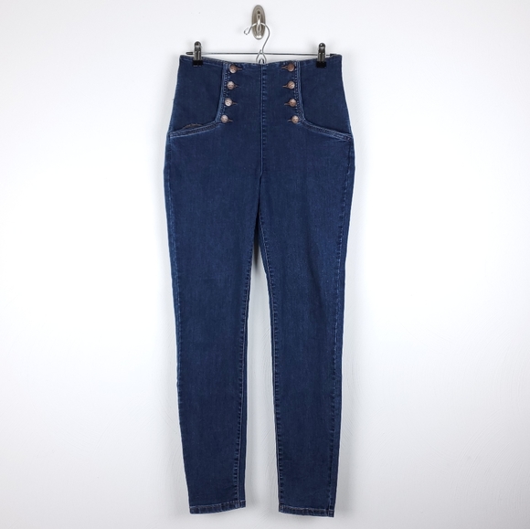 sneak peek high waisted jeans